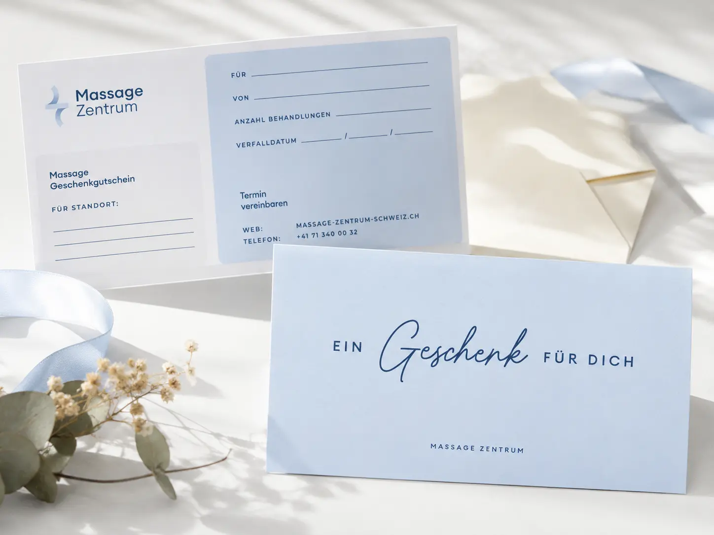 Massage-Gutschein für eine Behandlung im Massage Zentrum Kriens